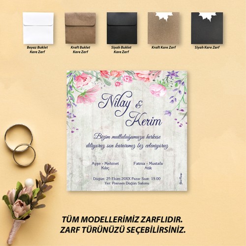 Beren Kare Davetiye 0716 - Yaren Davetiye